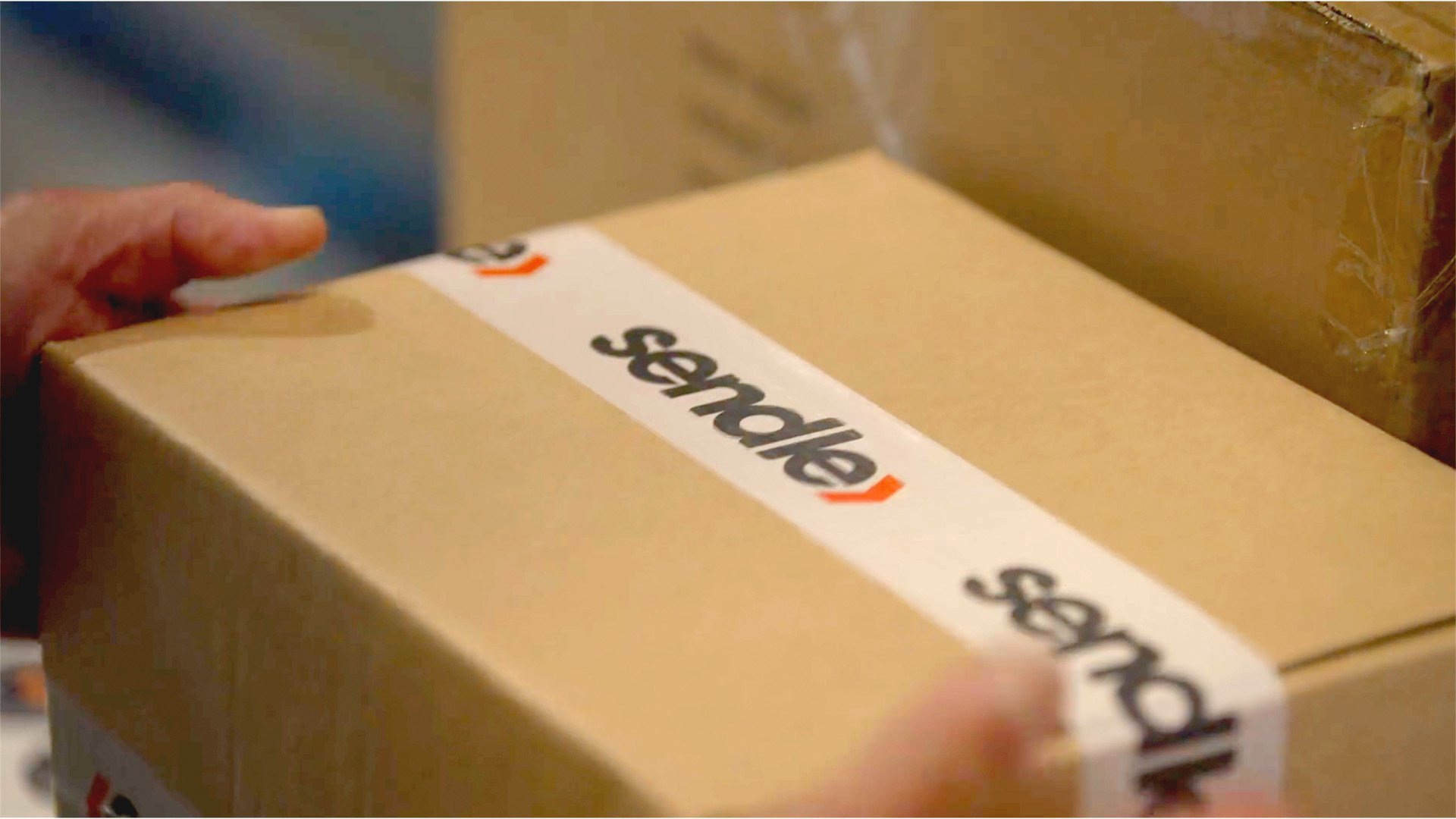 B-roll video thumbnail preview of Sendle warehouse for package and parcel deliveries