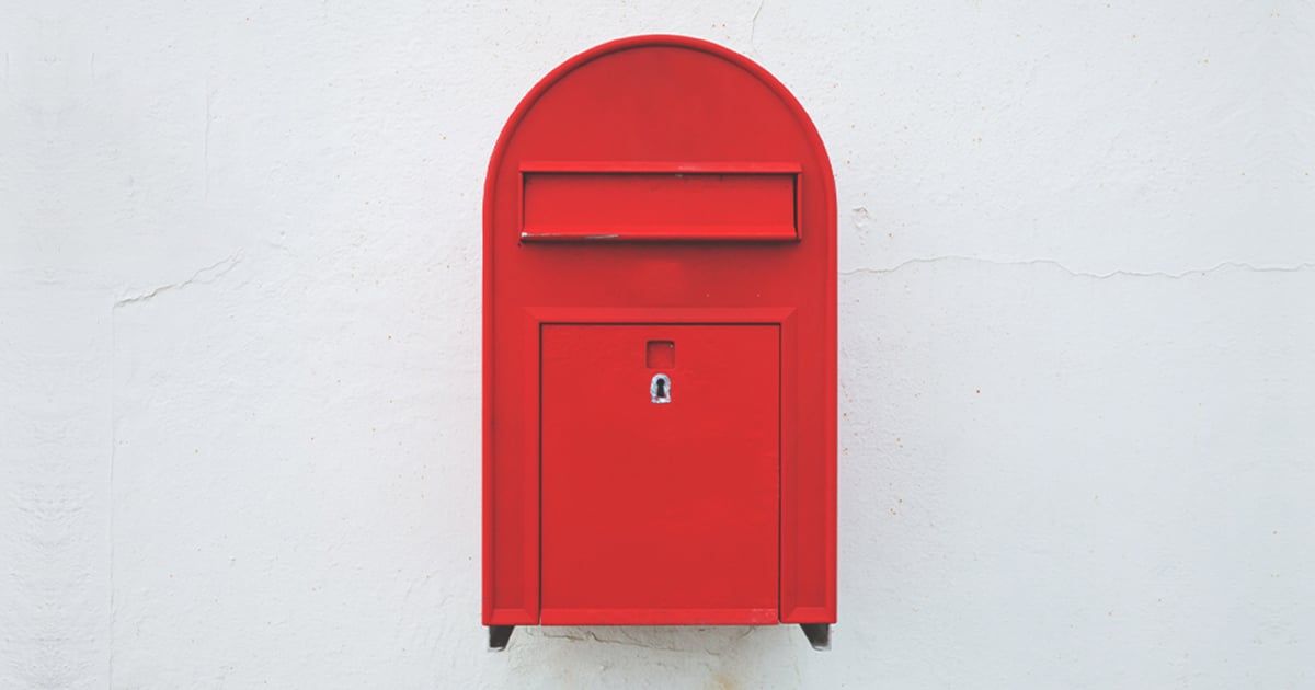 red mailbox