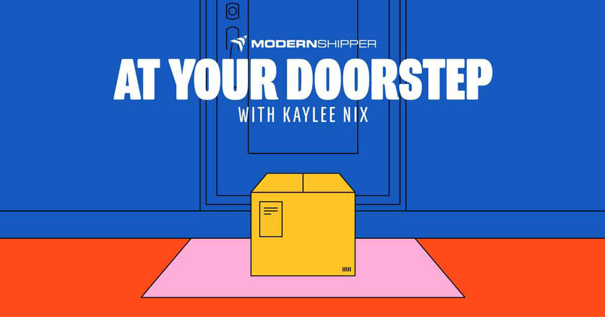 Sendle at your doorstep podcast cover art parcel package
