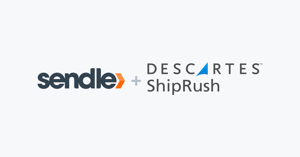 Sendle and Descartes ShipRush Shipping Platform Logo