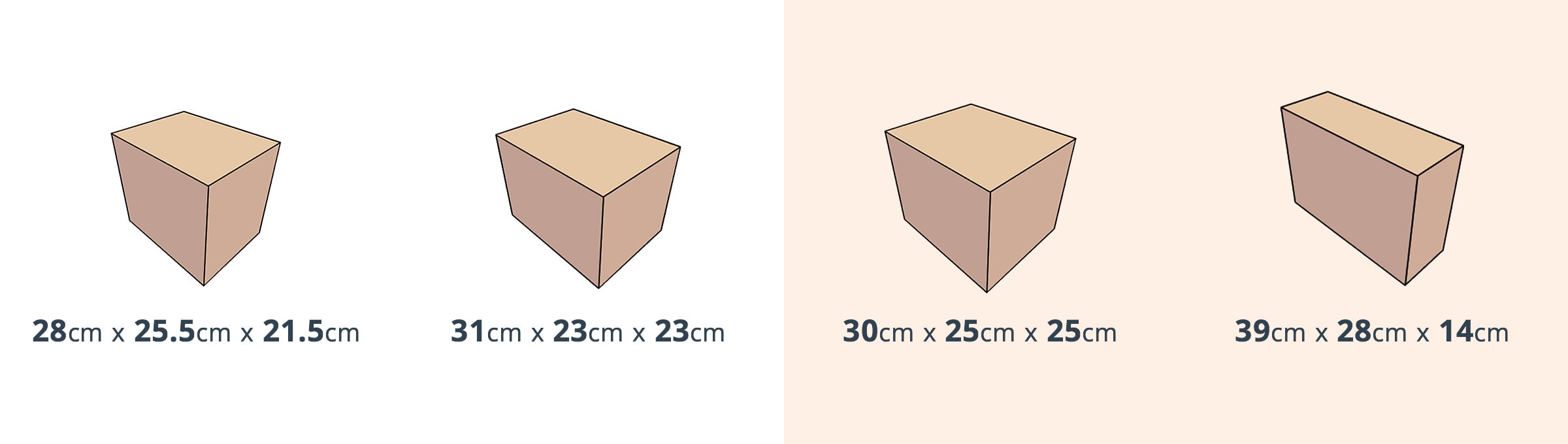 Briefcase size packaging dimensions
