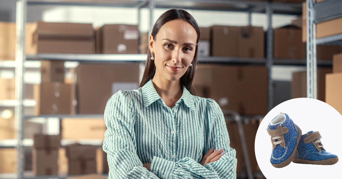 sendle-vs-canada-post-banners-a-woman-selling-children-shoes